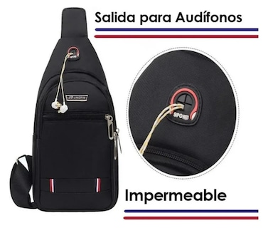 Foto 2 | Foto 2 | Xtellar Mariconera Impermeable Mochila Cruzada Casual Color Café