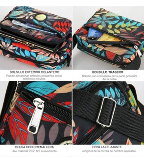 Foto 3 | Foto 3 | Xtellar Bolso De Hombro Para Mujer, Bandolera Elegante, Mariconera Cruzada, Resistente Al Agua