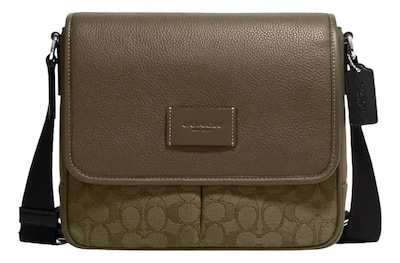 Foto 1 | Foto 1 | Mariconera Coach Bolso Bandolera Cuadrada De Hombro Cruzada Piel Para Hombre
