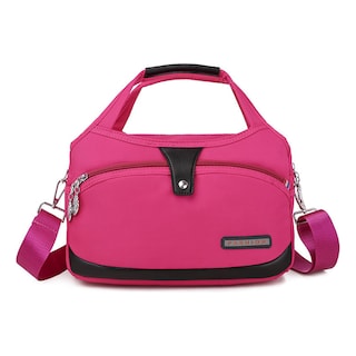 Foto 1 | Foto 1 | Venta Internacional- Bolso de Mano Rosa Tela Oxford
