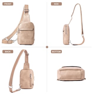 Foto 6 | Foto 6 | Bandolera Cluci Small Para Mujer De Piel Vegana Con Bandolera - Venta Internacional.