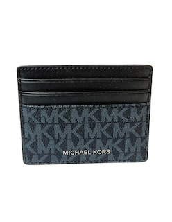 Foto 1 | Foto 1 | Tarjetero Michael Kors Con Monograma Azul