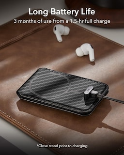 Foto 7 | Foto 7 | Magsafe Wallet Esr Magnetic Geo Con Función Find My Para Iphone, Color Negro - Venta Internacional.