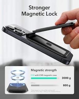 Foto 3 | Foto 3 | Tarjetero Magsafe Wallet Esr Upgraded 5 Para Iphone, Color Negro - Venta Internacional.