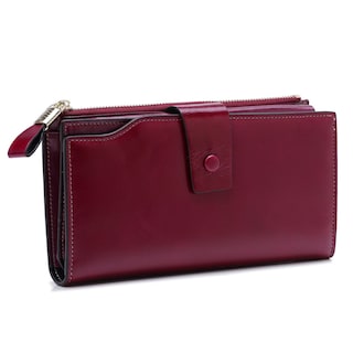 Foto 1 | Foto 1 | Venta Internacional - Carteras Largas De Mujer De Cuero Genuino Con Cierre De Cremallera