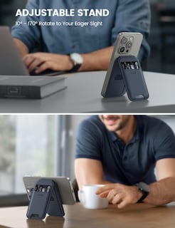 Foto 4 | Foto 4 | Soporte Magnético Tipo Cartera Lamicall Mejorado Para Iphone Con Tarjetas - Venta Internacional.