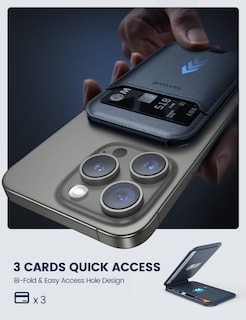Foto 5 | Foto 5 | Soporte Magnético Tipo Cartera Lamicall Mejorado Para Iphone Con Tarjetas - Venta Internacional.