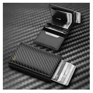 Foto 5 | Foto 5 | Cartera De Hombre Con Tarjetero Bordado Lab.g Negro