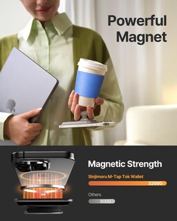 Foto 4 | Foto 4 | Funda Y Funda Sinjimoru Para Iphone Magsafe, Color Negro - Venta Internacional.