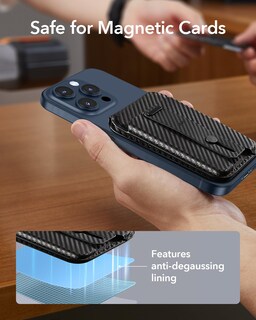 Foto 7 | Foto 7 | Tarjetero Magsafe Wallet Esr 5 Con Soporte Para Iphone, Color Negro - Venta Internacional.