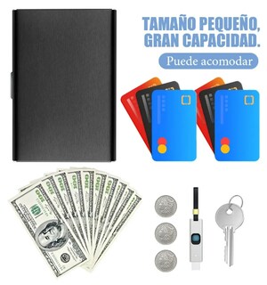 Foto 3 | Foto 3 | Xtellar Pack De 2 Tarjeteros De Acero Inoxidable - Compacto, Seguro Y Elegante