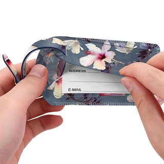 Foto 6 | Foto 6 | Etiquetas De Equipaje Fintie Leather Con Nombre E Identificación Con Funda De Privacidad - Venta Internacional.