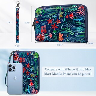 Foto 5 | Foto 5 | Funda Para Pasaporte, Cartera Fintie Family, De Nailon, Con Bloqueo Rfid - Venta Internacional.