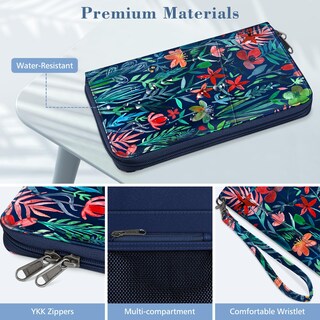 Foto 6 | Foto 6 | Funda Para Pasaporte, Cartera Fintie Family, De Nailon, Con Bloqueo Rfid - Venta Internacional.