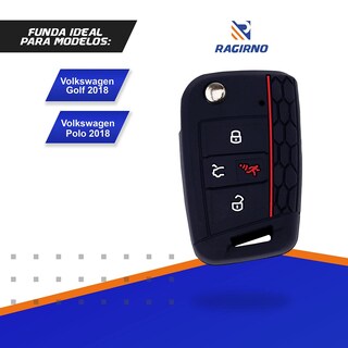Foto 2 | Foto 2 | Funda Para Llave Compatible Con Volkswagen Vw Polo Y Golf 2018 Ragirno