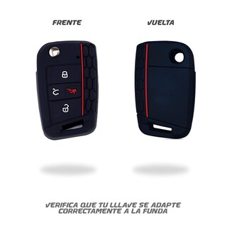 Foto 4 | Foto 4 | Funda Para Llave Compatible Con Volkswagen Vw Polo Y Golf 2018 Ragirno