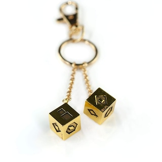 Foto 3 | Foto 3 | Llavero Star Wars Han Solo Lucky Sabacc Dice Chapado En Oro - Venta Internacional.