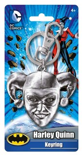 Foto 1 | Foto 1 | Llavero De Peltre Con Cabeza De Harley Quinn De Dc Comics - Venta Internacional.