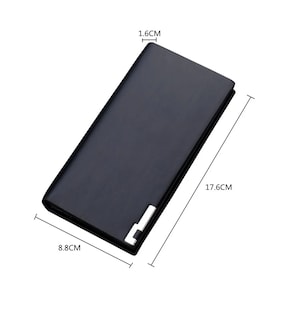 Foto 2 | Foto 2 | Cartera Billetera Larga Para Hombre color Negro