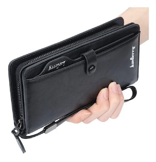 Foto 3 | Foto 3 | Cartera Billetera Retro con Gran Capacidad color Negro