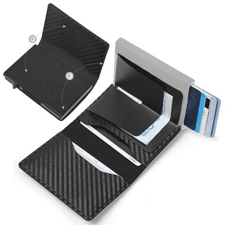 Foto 2 | Foto 2 | Cartera con Tarjetero de Aluminio Protección Rfid Shendy Vendy color Negro para Hombre