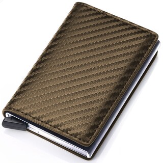 Foto 1 | Foto 1 | Cartera con Tarjetero de Aluminio Shendy Vendy color Dorado para Hombre