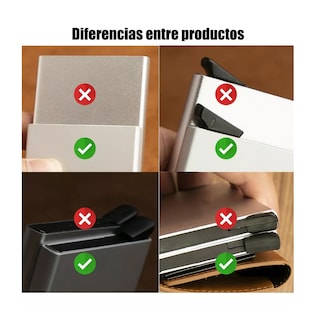 Foto 4 | Foto 4 | Cartera de Hombre con Tarjetero de Aluminio Protección Rfid color Negro