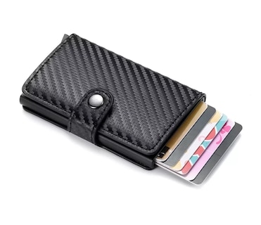 Foto 2 | Foto 2 | Cartera Tarjetero de Hombre con Protección Rfid color Negro