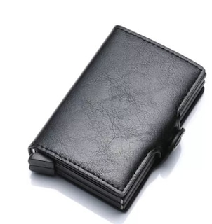 Foto 1 | Foto 1 | Cartera con Tarjetero para Hombre Protección Rfid Negra