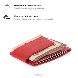Foto 4 | Foto 4 | Cartera De Piel Con Clip Magnético Para Billetes Vedicci