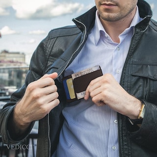 Foto 6 | Foto 6 | Cartera De Piel Con Clip Magnético Para Billetes Vedicci