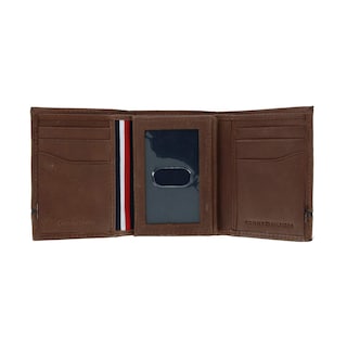 Foto 4 | Foto 4 | Cartera Tommy Hilfiger Leif Rfid Triple de Cuero Marrón para Hombre - Venta Internacional