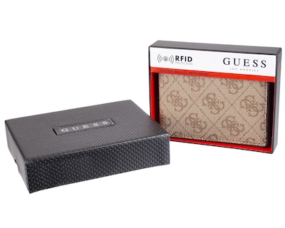 Foto 3 | Foto 3 | Billetera Guess Marrón para Hombre - Venta Internacional