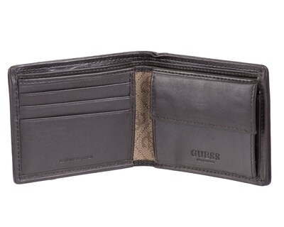 Foto 4 | Foto 4 | Billetera Guess Marrón para Hombre - Venta Internacional