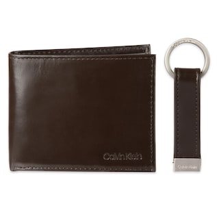 Foto 1 | Foto 1 | Set de Tarjeteros Minimalistas Calvin Klein de Piel Marrón - Venta Internacional