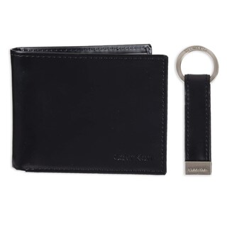 Foto 1 | Foto 1 | Set de Tarjeteros Minimalistas Calvin Klein Negra de Piel - Venta Internacional