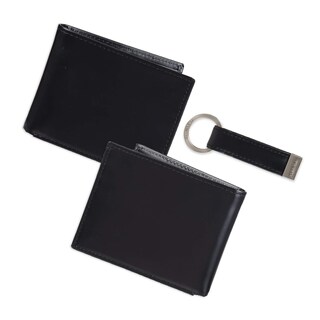 Foto 2 | Foto 2 | Set de Tarjeteros Minimalistas Calvin Klein Negra de Piel - Venta Internacional