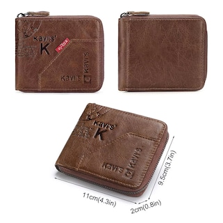 Foto 3 | Foto 3 | Cartera Rfid De Piel Original Para Hombre Marrón