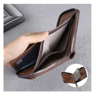 Foto 5 | Foto 5 | Cartera Rfid De Piel Original Para Hombre Marrón