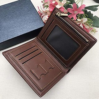 Foto 6 | Foto 6 | Cartera Personalizada De Piel Con Foto Grabada Para Hombre, Color Marrón - Venta Internacional.