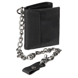 Foto 2 | Foto 2 | Billetera Triple Levi's, Elegante Y Delgada, Con Ventana De Identificación Negra Para Hombre - Venta Internacional.