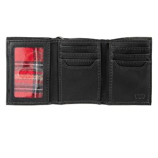 Foto 4 | Foto 4 | Billetera Triple Levi's, Elegante Y Delgada, Con Ventana De Identificación Negra Para Hombre - Venta Internacional.