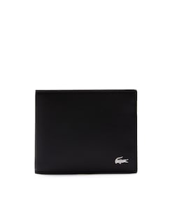 Foto 1 | Foto 1 | Billetera Lacoste Fitzgerald Pequeña De Piel Negra Para Hombre - Venta Internacional.