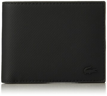 Foto 1 | Foto 1 | Billetera Lacoste Classic, Pequeña, Para Hombre, De Pvc Negro - Venta Internacional.