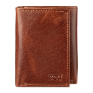 Foto 1 | Foto 1 | Cartera Triple Levi's, Elegante Y Delgada, Con Protección Rfid, Color Canela - Venta Internacional.