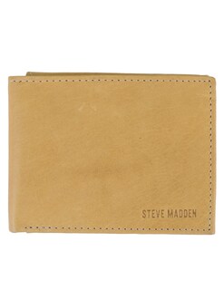Foto 1 | Foto 1 | Wallet Steve Madden De Piel Extra Capacitiva Para Hombre, Color Canela - Venta Internacional.