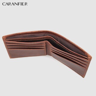 Foto 4 | Foto 4 | Billetera Caranfier De Piel Genuina De Vacuno Plegable Para Hombre - Venta Internacional.
