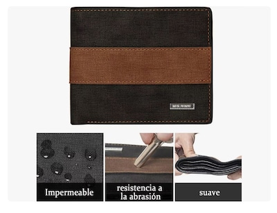 Foto 3 | Foto 3 | Cartera Xtellar Negra Billetera De Cuero Con Múltiples Tarjetas Para Hombre