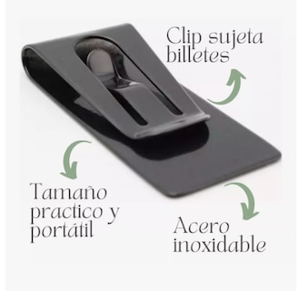 Foto 4 | Foto 4 | Clip Xtellar Con Ojal Y Sujetador Para Portar Billetes Color Negro