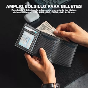 Foto 3 | Foto 3 | Billetera Tarjetero De Aluminio Con Cartera Protección Rfid